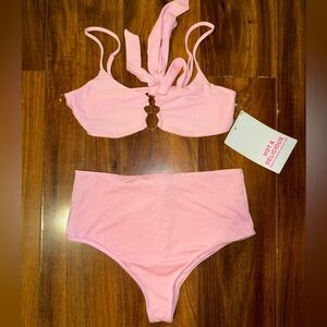 Hot & Delicious Light Pink Bikini Set